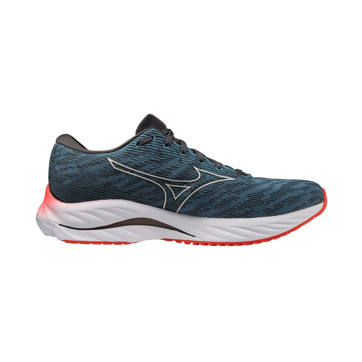 Mizuno | Men's Wave Rider 26 Running Shoes - Provincial Blue - Image 4