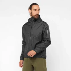 Salomon | Men's Bonatti Waterproof Jacket - Deep Black