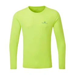 Ronhill | Men's Core L/S Tee - Acid Lime