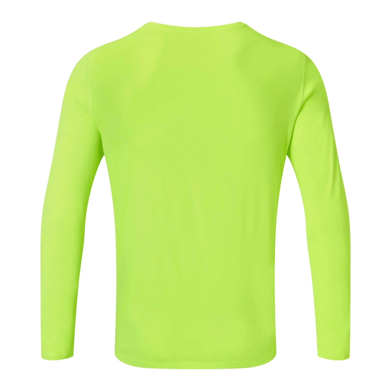 Ronhill | Men's Core L/S Tee - Fluo Yellow - Image 2